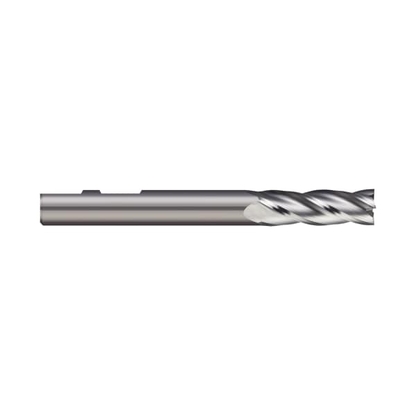 Carbide End Mill, Dia 5/32, Cut L 9/16